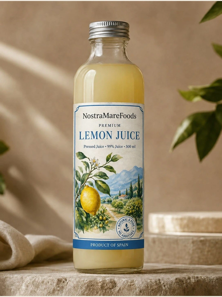 Real Lemon Juice — Glass