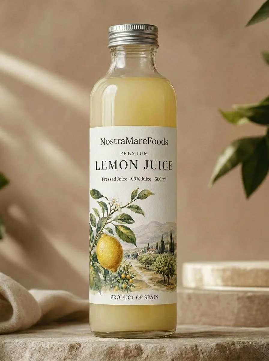 Real Lemon Juice — Glass