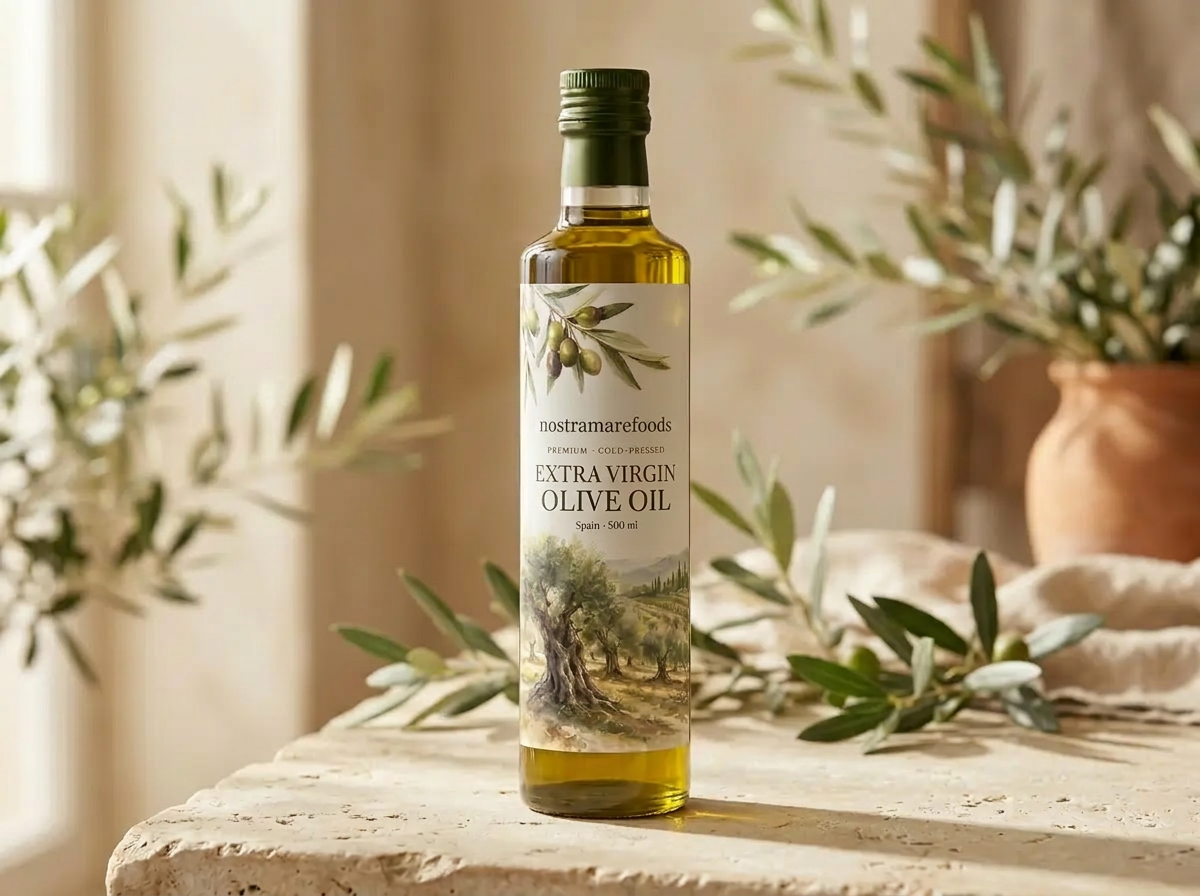 Extra Virgin Olive Oil — Polivarietal (Glass)